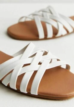New Look Look Strappy- Muiltjes - White -Winkel Voor Damesmode b09f4ea183734f49a315a4808346b53d
