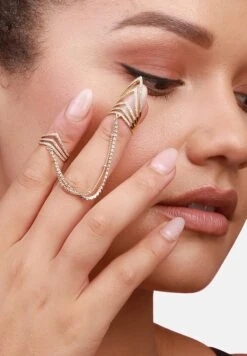 Finger Khole - Ring - Gold Coloured