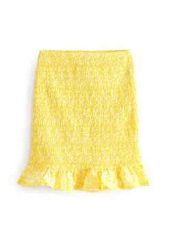 Next Slim Fit Shirred Standard - Minirok - Yellow Ditsy -Winkel Voor Damesmode b300ecc9456a4e37a46e00c51cae2b38