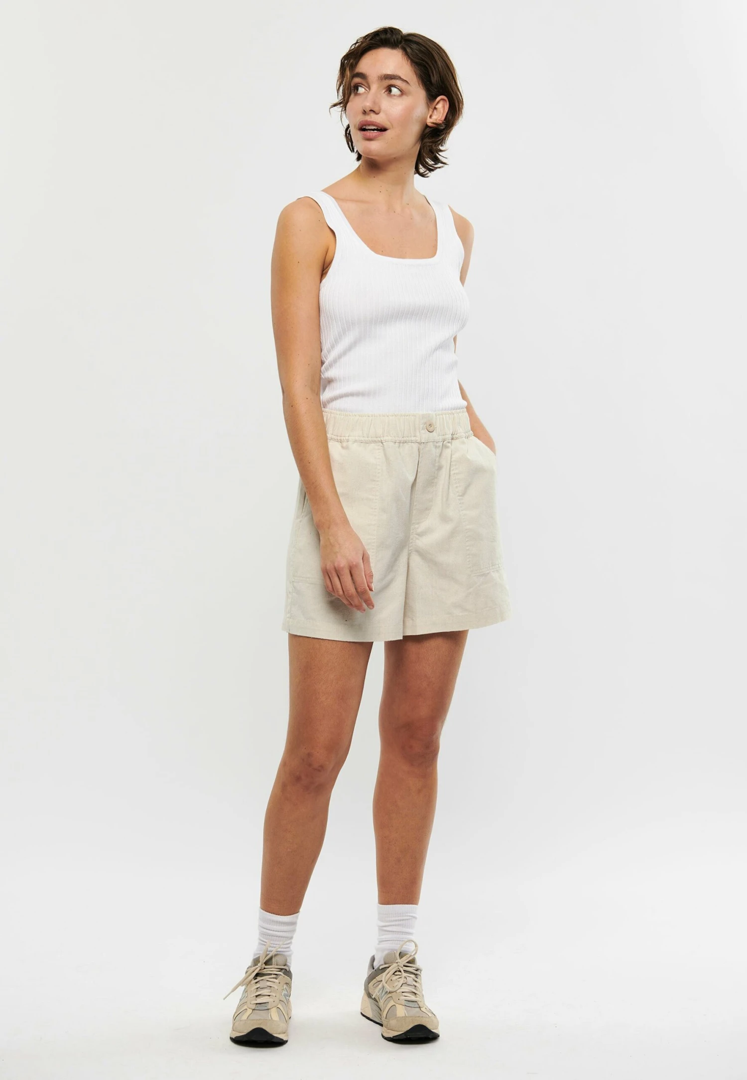 Global Funk Caressa-G - Shorts - Natural Linen 3 Global Funk Caressa-G - Shorts - Natural Linen