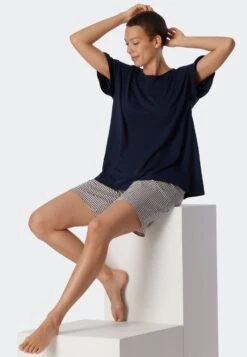 Schiesser Set - Pyjama - Dunkelblau 8 Schiesser Set - Pyjama - Dunkelblau -Winkel Voor Damesmode b4125dbf849c496494237f2a529f1369