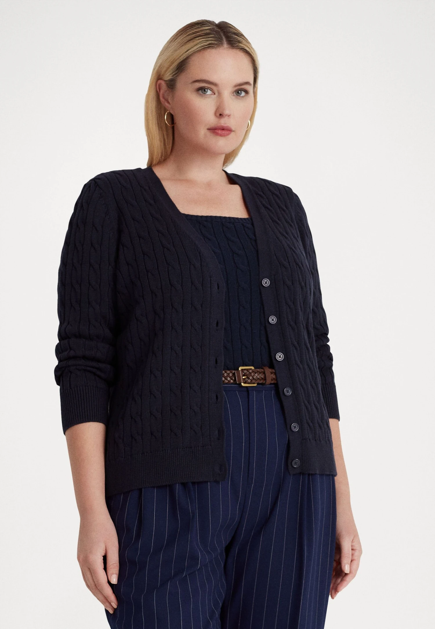 Katsaj Long Sleeve Cardigan - Vest - Lauren Navy 3 Katsaj Long Sleeve Cardigan - Vest - Lauren Navy