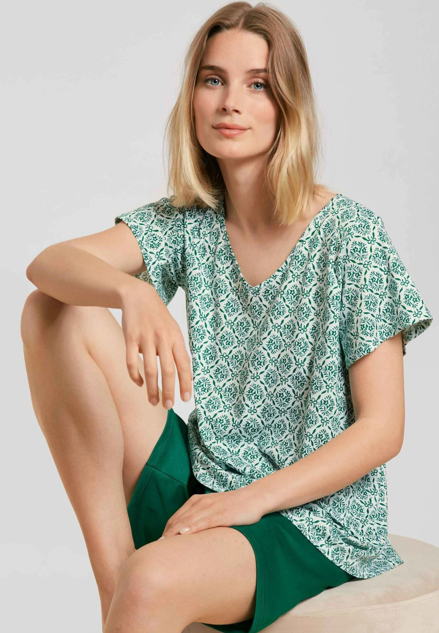 Calida Pyjama - Nevada Green 6 Calida Pyjama - Nevada Green - Afbeelding 4