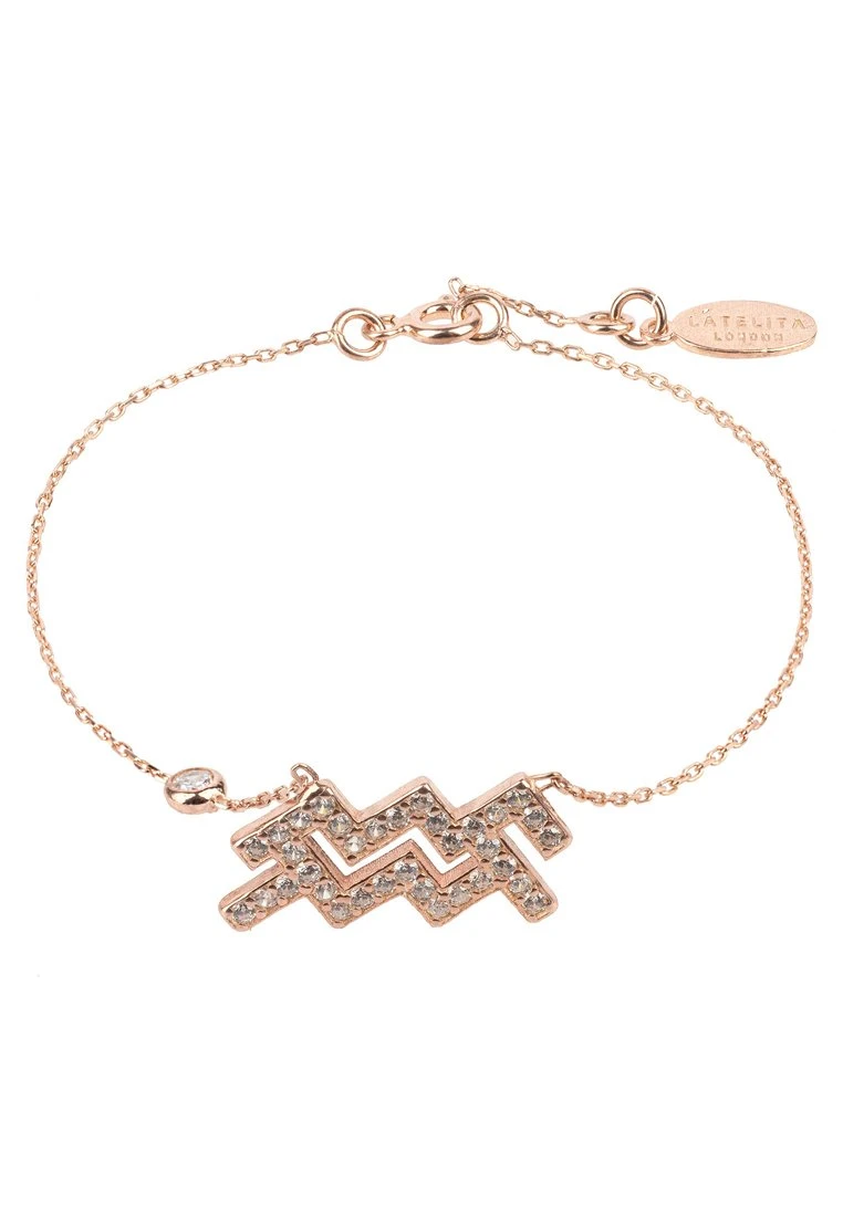 Latelita Wasserman Sternzeichen Zodiac - Armband - Rose Gold-Coloured 4 Latelita Wasserman Sternzeichen Zodiac - Armband - Rose Gold-Coloured - Afbeelding 2