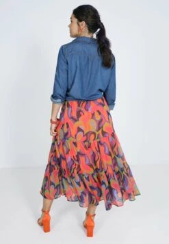 De Style Bohème En Voile Imprimé - Maxirok - Orange 8 De Style Bohème En Voile Imprimé - Maxirok - Orange -Winkel Voor Damesmode b8fc65df4220440ba9b41a3aa0e97607