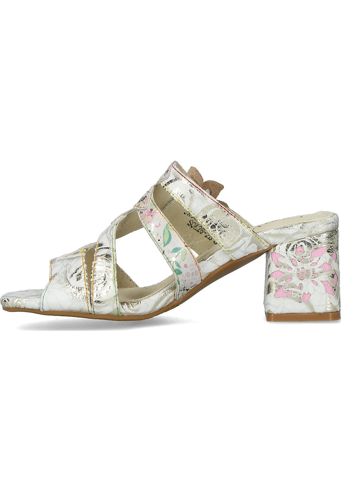 Laura Vita Jacqueso 02 Pantoletten - Muiltjes Met Hak - Beige 3 Laura Vita Jacqueso 02 Pantoletten - Muiltjes Met Hak - Beige