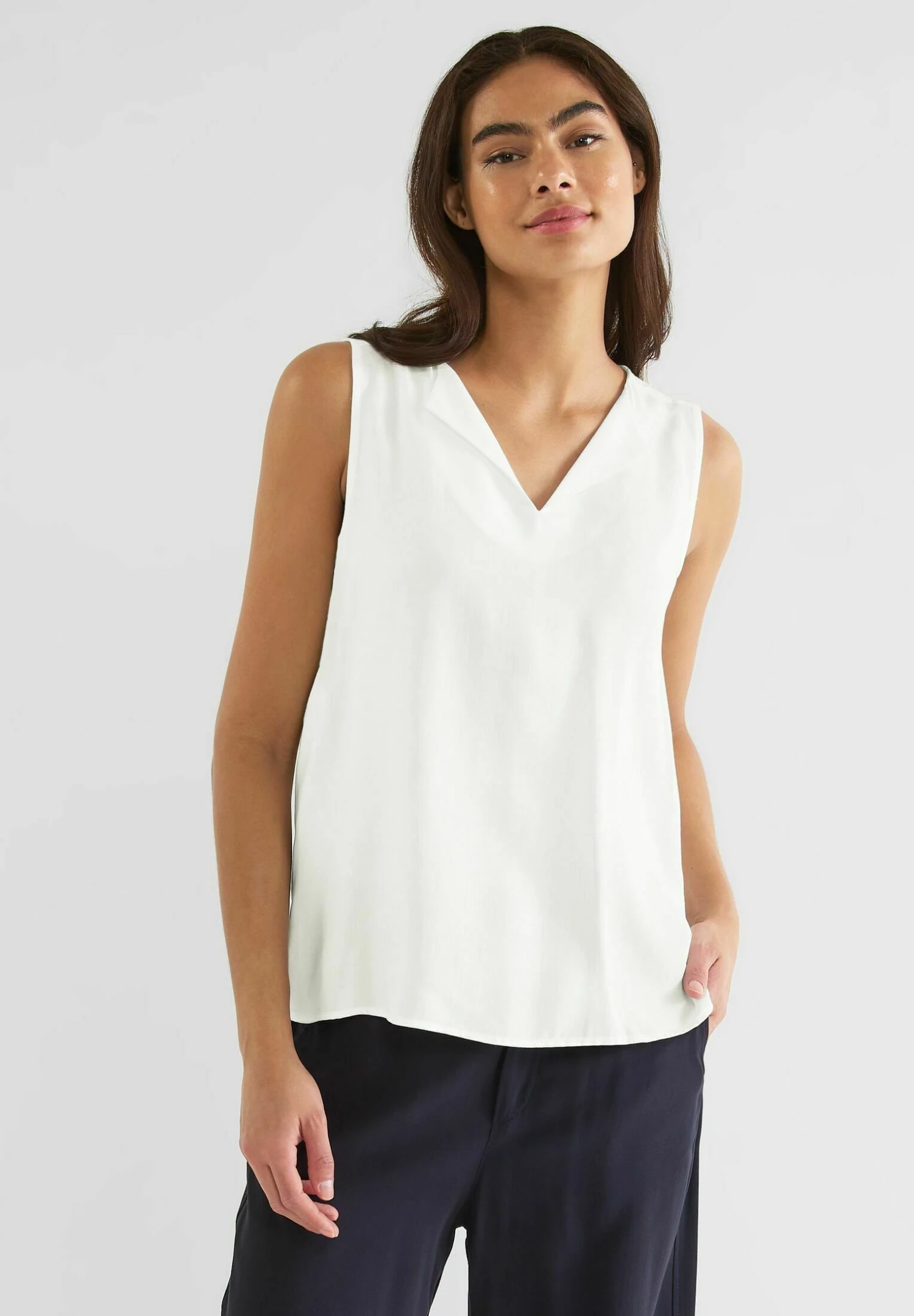 STREET ONE Mit Flap - Blouse - Weiß 3 STREET ONE Mit Flap - Blouse - Weiß