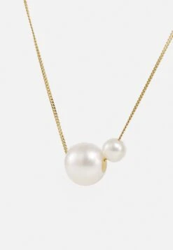 Necklace With Freshwater Pearl - Ketting - Gold-Coloured -Winkel Voor Damesmode bbbc544464f143d59ee0e60ae39761b6