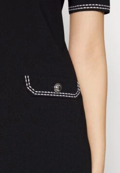 MICHAEL Michael Kors Eco Pop Button - Gebreide Jurk - Black -Winkel Voor Damesmode bc246bd87dab48338458b7879a8dbaff