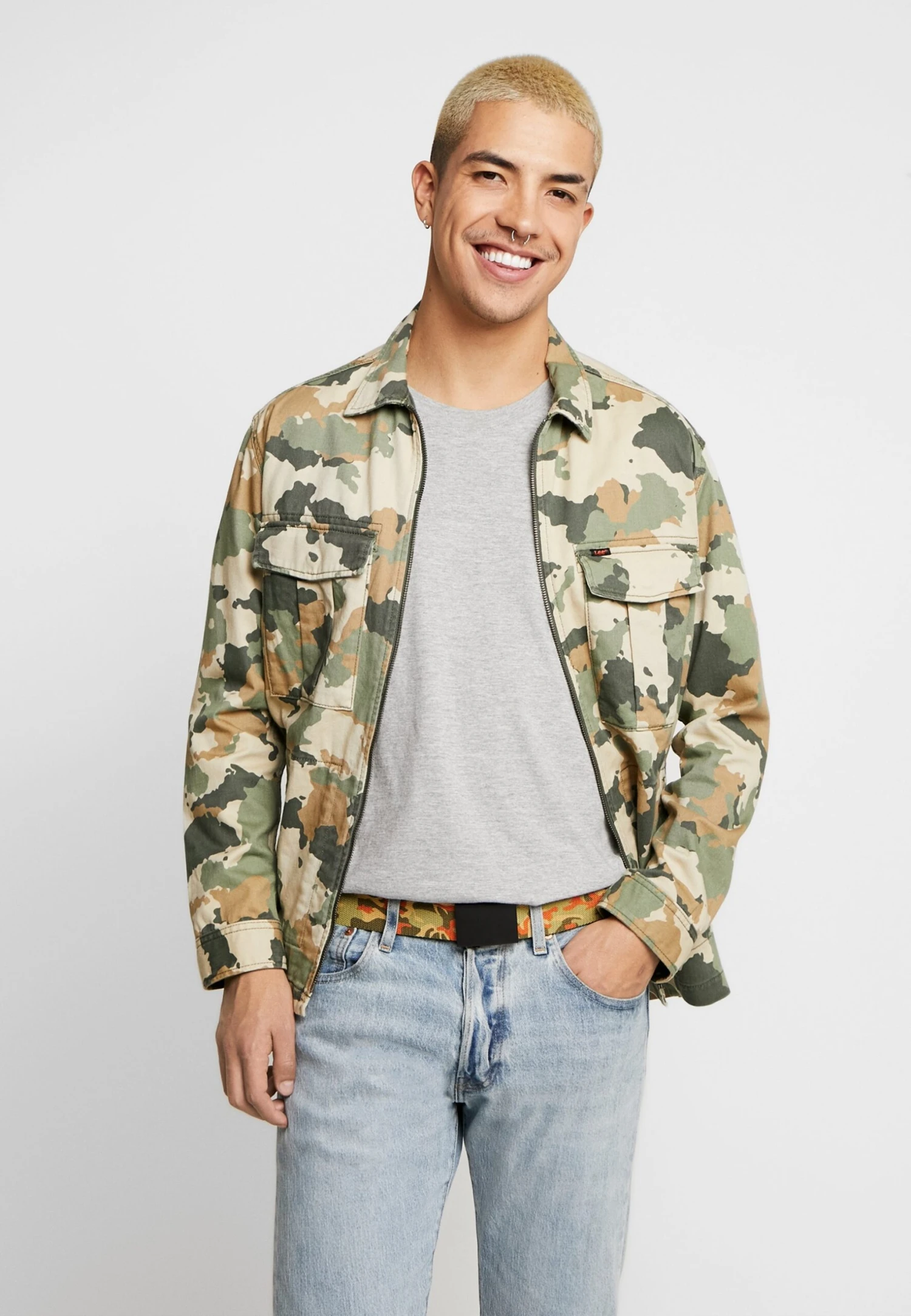 URBAN CLASSICS Trio 3 Pack - Riem - Black/Orange/White 4 URBAN CLASSICS Trio 3 Pack - Riem - Black/Orange/White - Afbeelding 2