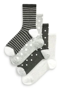 Next 5 Pack - Sokken - Grey Sparkle