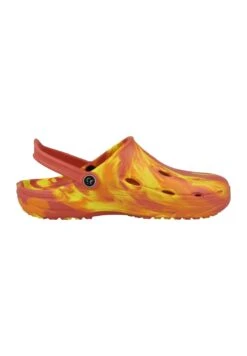 Dux Duflex Unisex Erwachsene - Badslippers - Rot/Gelb/Orange -Winkel Voor Damesmode bf3bdd35ce30468f99dfd7692f5f4d68