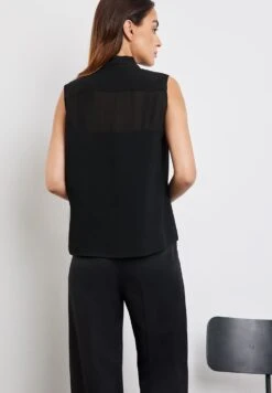 Taifun Sleeveless Shirt - Blouse - Schwarz 15 Taifun Sleeveless Shirt - Blouse - Schwarz -Winkel Voor Damesmode c07e2a9f7825494598f08e6b34d4e613