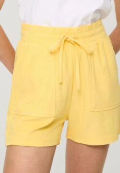 QS By S.Oliver Van Frotté Met Elastische Band - Shorts - Zitrone -Winkel Voor Damesmode c1aa4440bb8d49cabba46481f3b27998