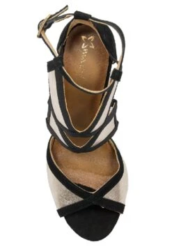 Sandalen - Czarny/Złoty -Winkel Voor Damesmode c38f606f297449ba9ceea85bf0b99b3a