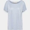 Mos Mosh Kay Tee - T-Shirt Basic - Bel Air Blue -Winkel Voor Damesmode c467e2a3ee76422fa0b8444eb656d4d6