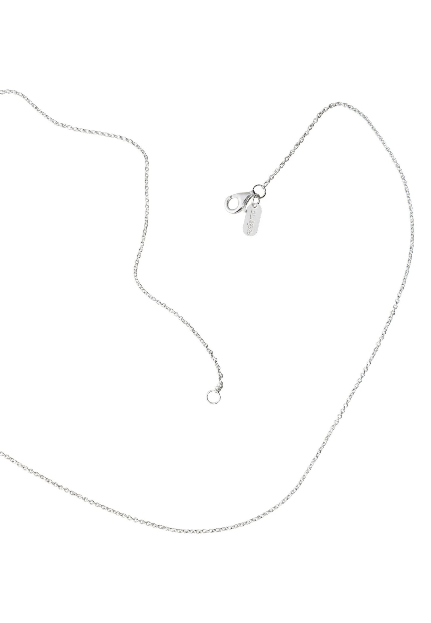 Design Letters 16Mm Charm With 45Cm Necklace - Silver - Ketting - Silver 5 Design Letters 16Mm Charm With 45Cm Necklace - Silver - Ketting - Silver - Afbeelding 3