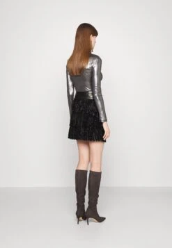 DKNY Fringe Skirt Waist - Minirok - Black -Winkel Voor Damesmode c7d78ebafcb74d83b30d234903d9838b