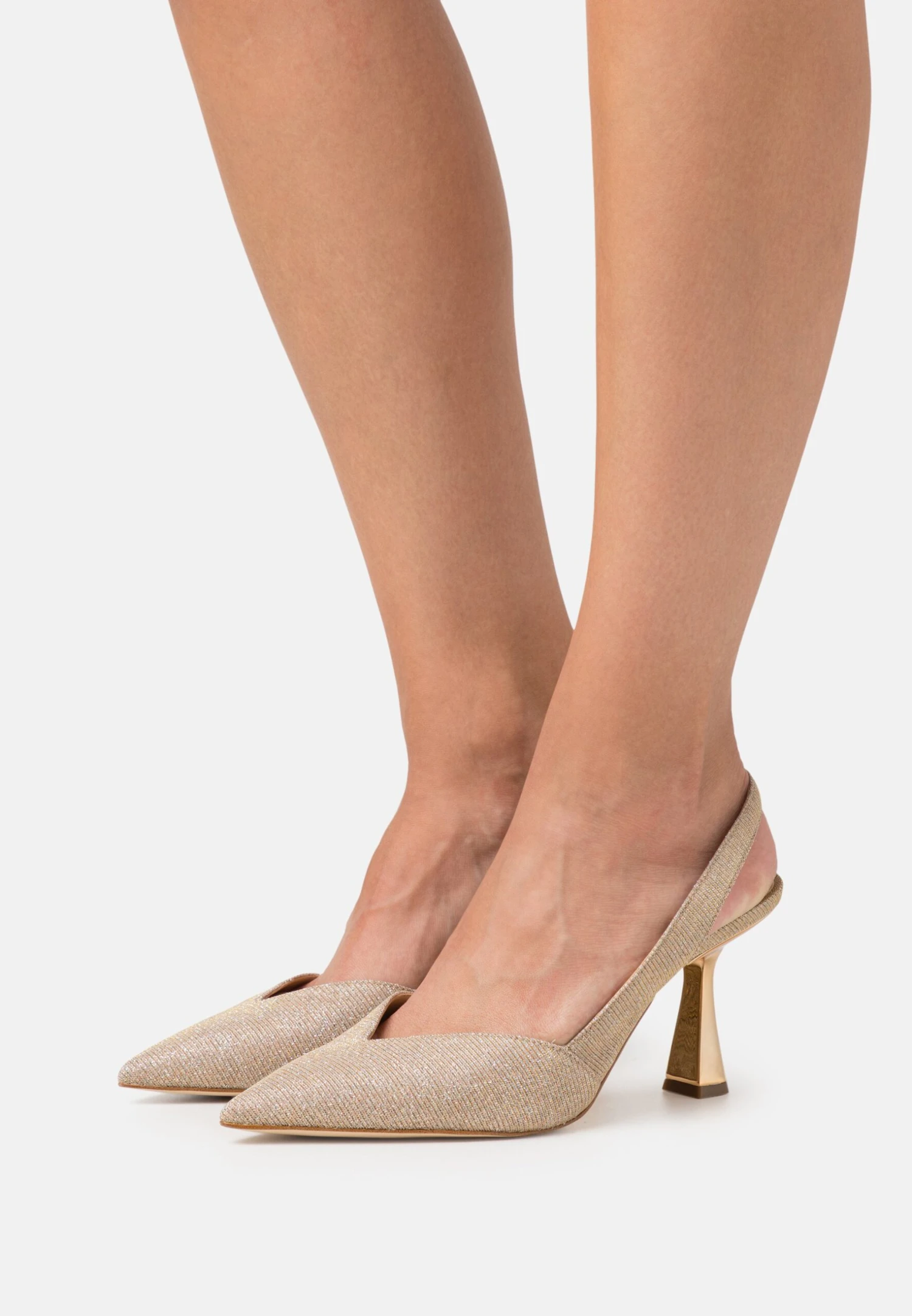 MICHAEL Michael Kors Chelsea Sling - Hoge Hakken - Camel/Multi-Coloured 3 MICHAEL Michael Kors Chelsea Sling - Hoge Hakken - Camel/Multi-Coloured