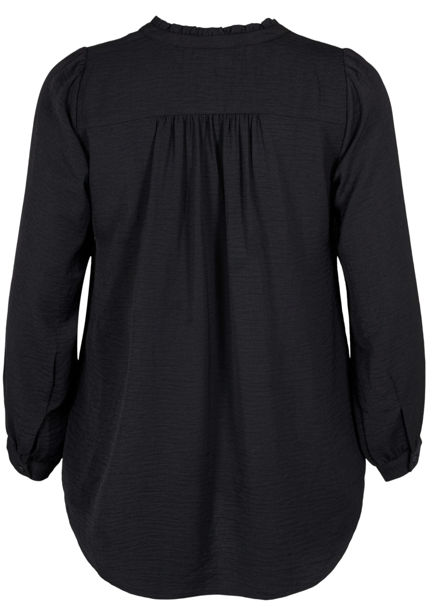 Zizzi Long Sleeved - Blouse - Black 7 Zizzi Long Sleeved - Blouse - Black - Afbeelding 5