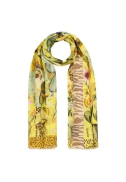 Codello Exotischer Mustermix-Schal - Sjaal - Gelb -Winkel Voor Damesmode ca28b150391c4a58b54a3a7c3125c4d0