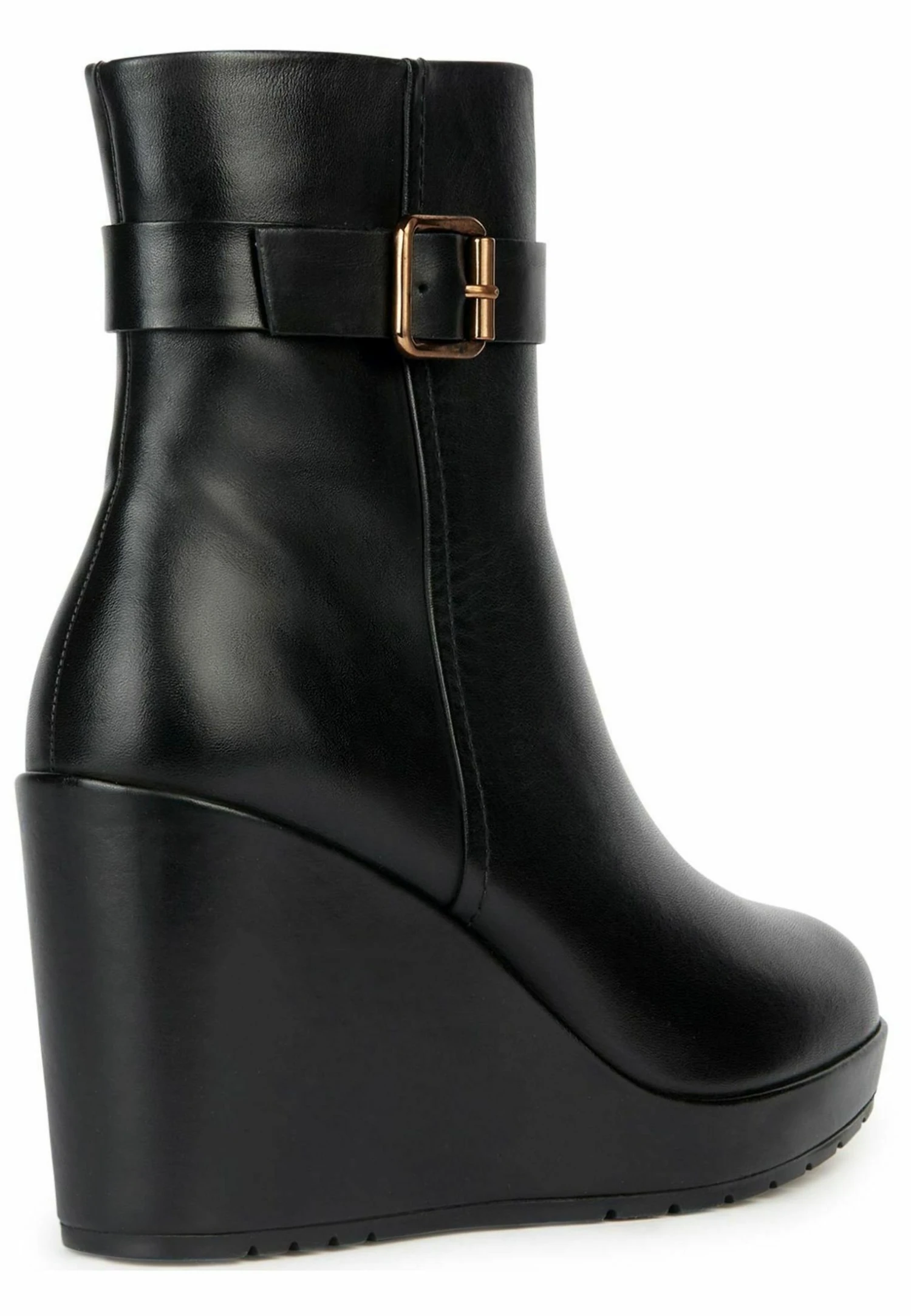 Geox Enkellaarsjes Met Hoge Hak - Schwarz 6 Geox Enkellaarsjes Met Hoge Hak - Schwarz - Afbeelding 4