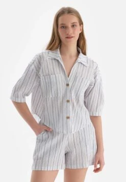 Psychedelic Wave- Overhemdblouse - Blue