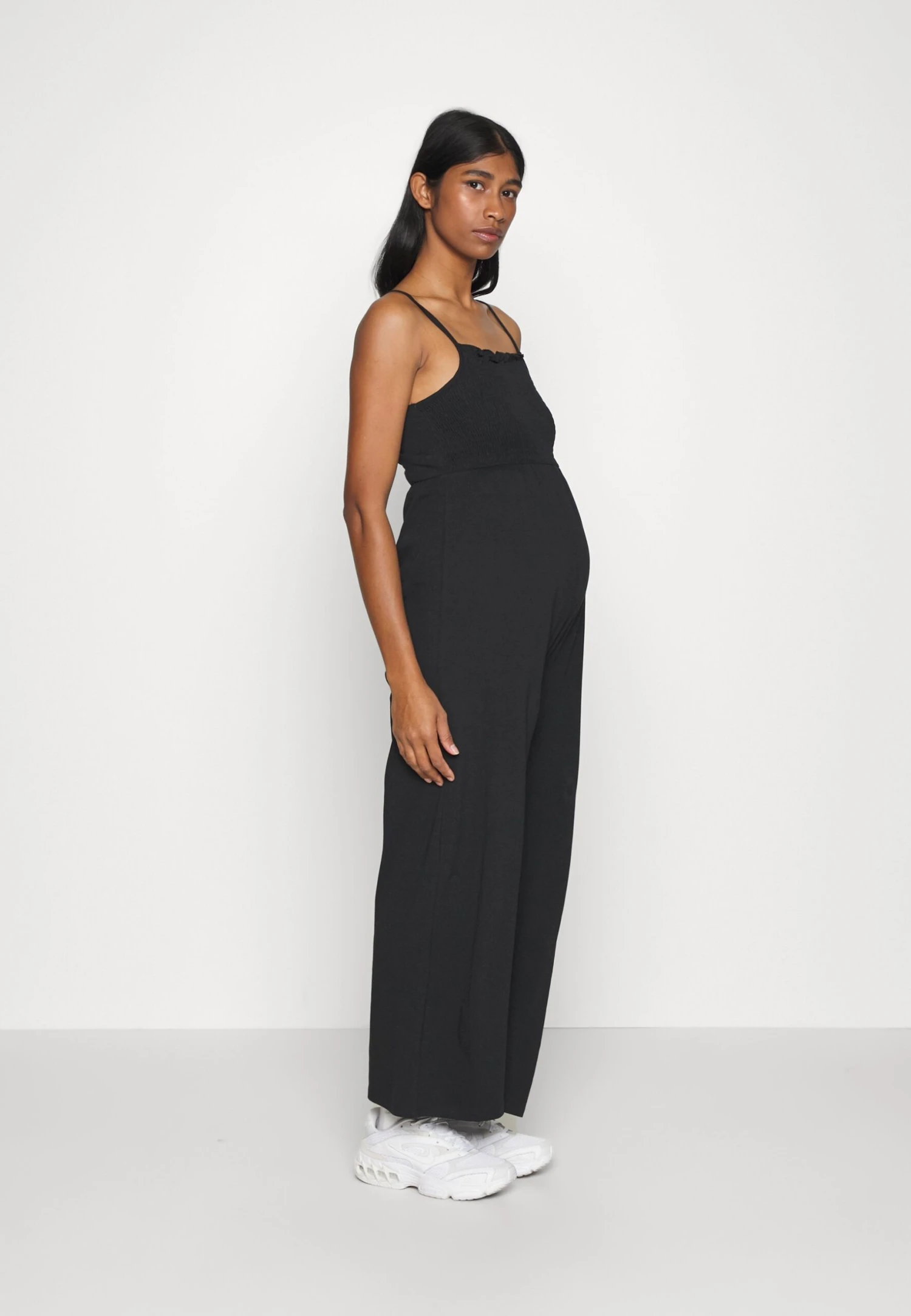 Mamalicious Mlcroco Wide Cropped Jumpsuit - Jumpsuit - Black 3 Mamalicious Mlcroco Wide Cropped Jumpsuit - Jumpsuit - Black