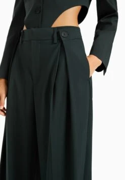 BERSHKA Broek - Grey -Winkel Voor Damesmode cebc8ef0d7e94d48be591730b42297e0