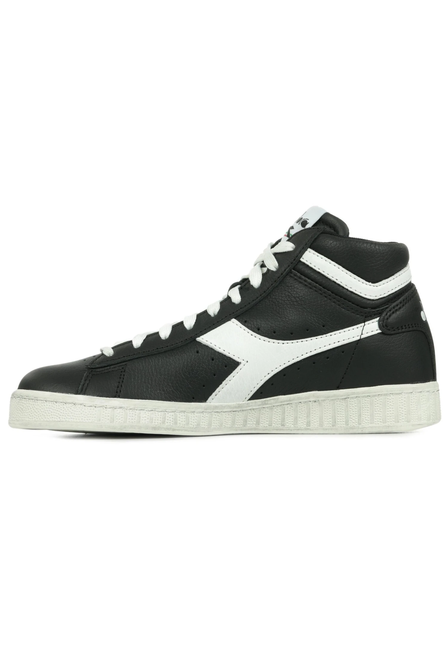 Diadora Game L Waxed - Sneakers Hoog - Black/White 3 Diadora Game L Waxed - Sneakers Hoog - Black/White