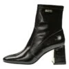 Cuir Les Dami - Korte Laarzen - Noir Vernis -Winkel Voor Damesmode d5334a771cac4af18ad47e174991c08d