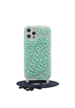 Logo Transparent Iphone 12 Pro Max - Telefoonhoesje - Aquamarine