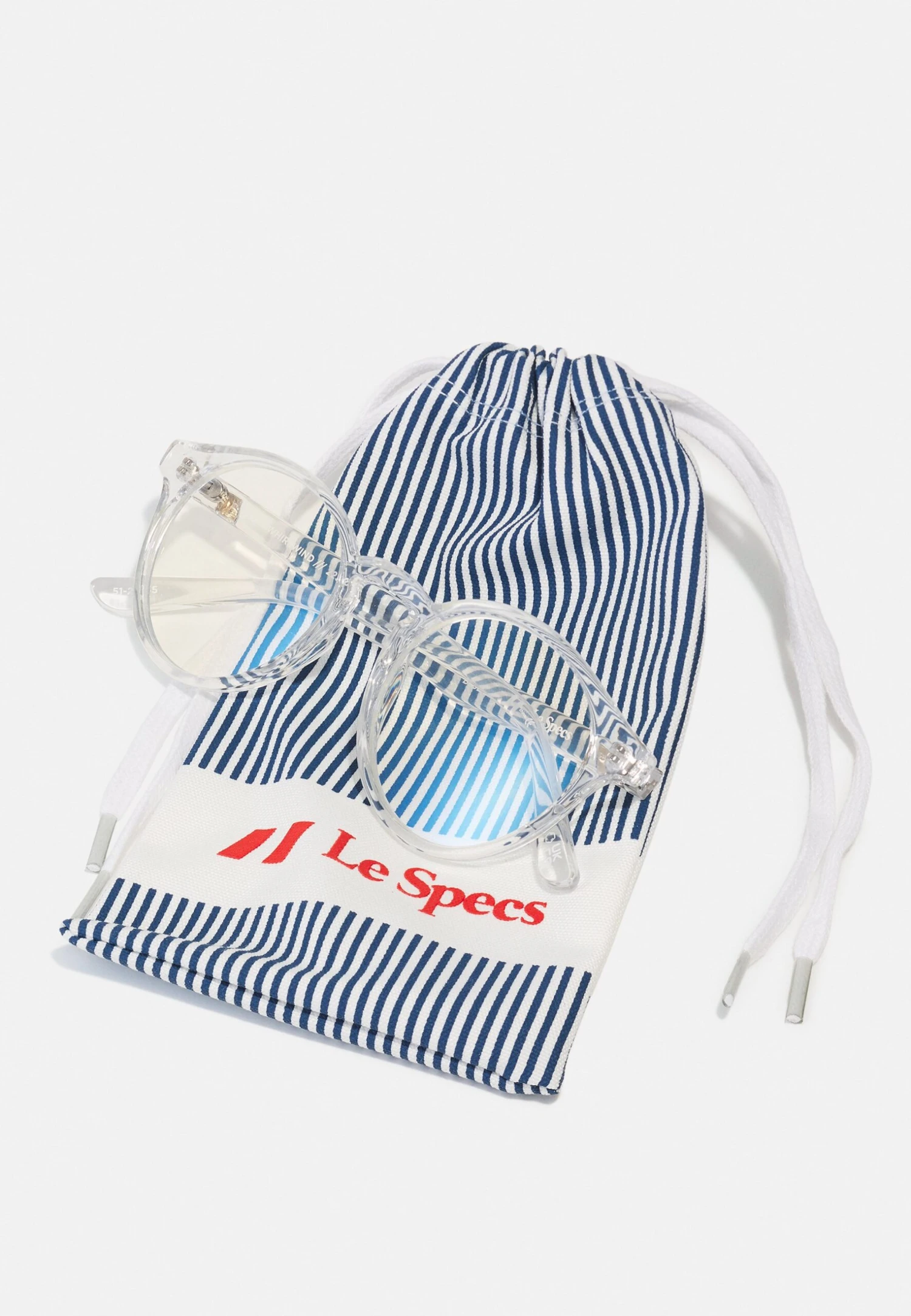 Le Specs Whirlwind Unisex - Brillen Met Blauwlichtfilter - Clear Shadow 4 Le Specs Whirlwind Unisex - Brillen Met Blauwlichtfilter - Clear Shadow - Afbeelding 3