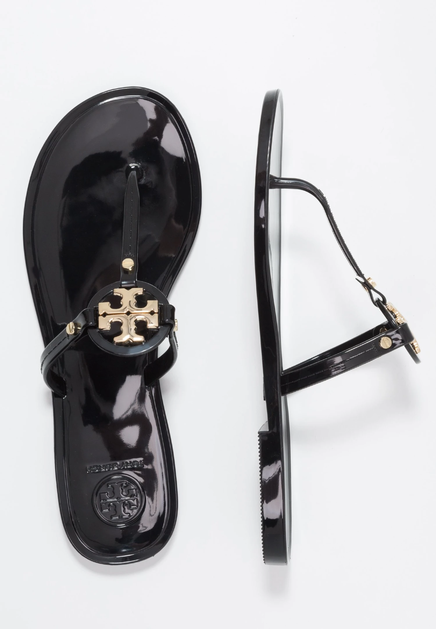 Tory Burch Mini Miller Flat Thong - Teenslippers - Perfect Black 6 Tory Burch Mini Miller Flat Thong - Teenslippers - Perfect Black - Afbeelding 4