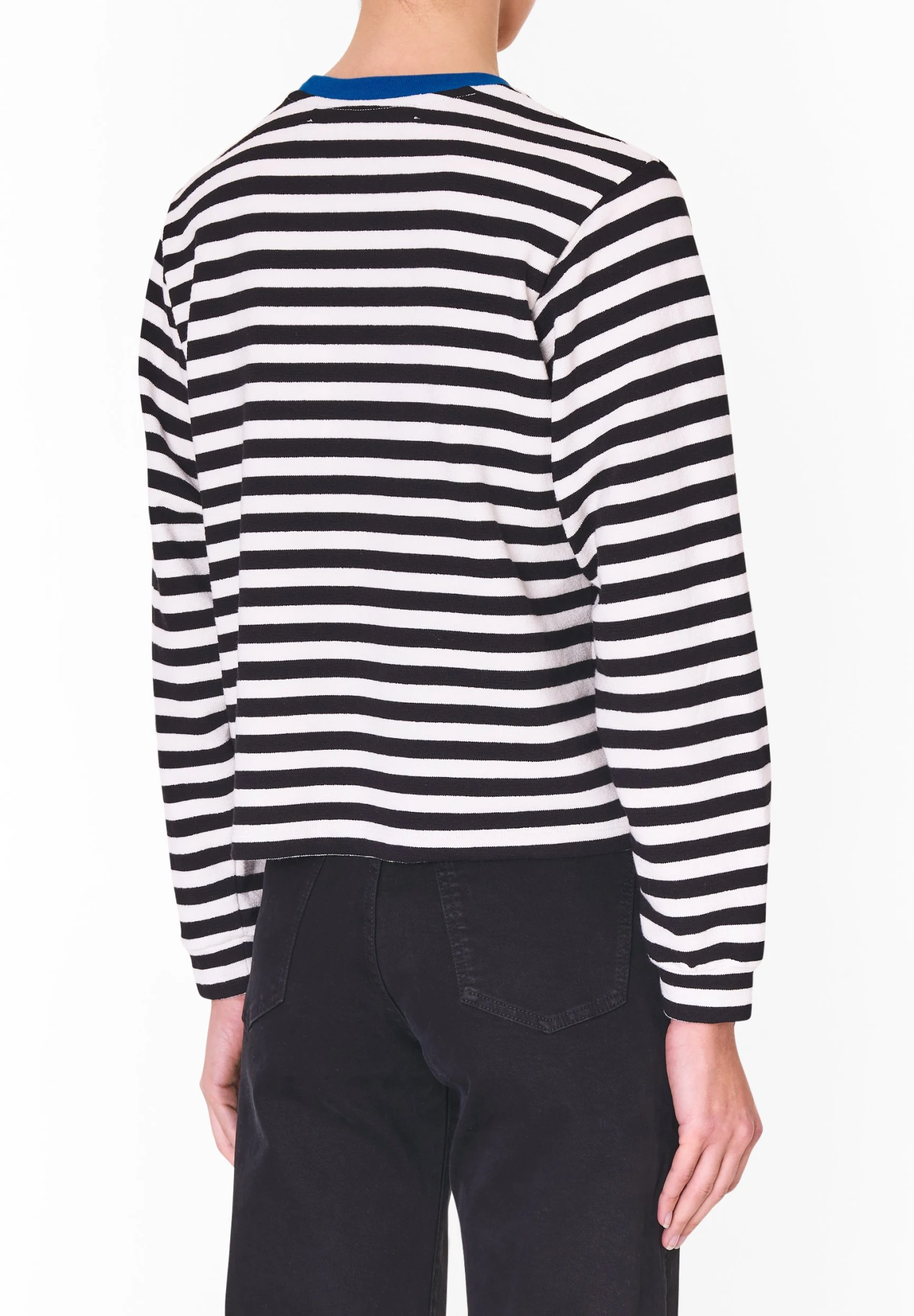 Striped - Longsleeve - Black 5 Striped - Longsleeve - Black - Afbeelding 3