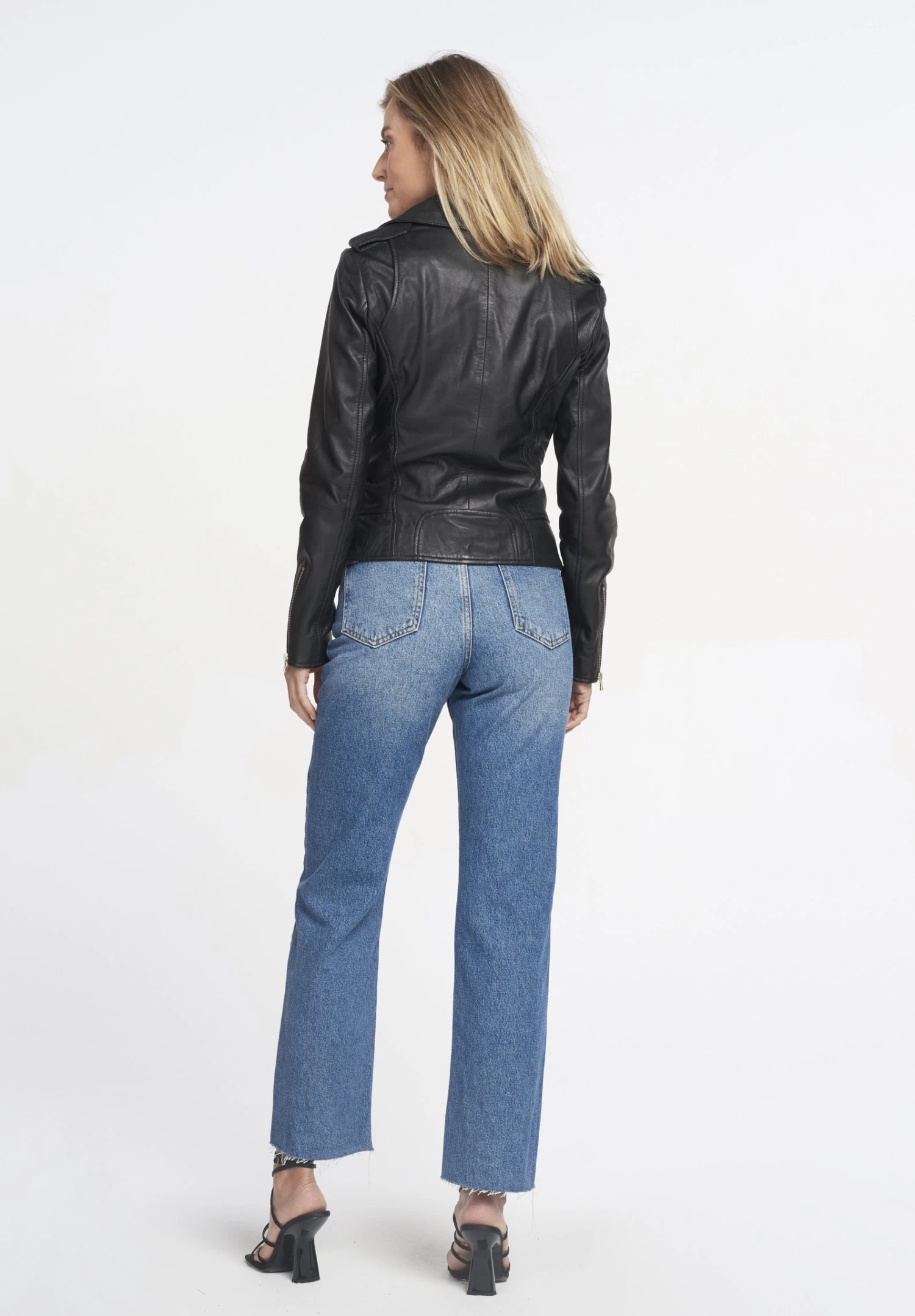 Ibana Bear Gdp - Leren Jas - Black 4 Ibana Bear Gdp - Leren Jas - Black - Afbeelding 2