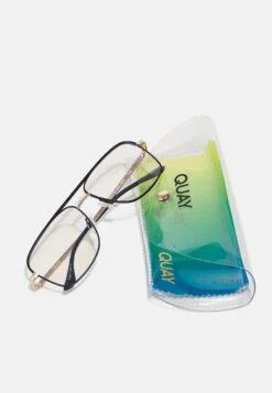 QUAY AUSTRALIA Poster Boy Mini Unisex - Brillen Met Blauwlichtfilter - Black/Gold-Coloured/Clear 10 QUAY AUSTRALIA Poster Boy Mini Unisex - Brillen Met Blauwlichtfilter - Black/Gold-Coloured/Clear -Winkel Voor Damesmode e242e502265940f892eb186ebf054636