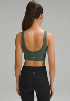 Lululemon Align V-Neck C/D Black - Sport-Bh Met Light Support - Dark Forest -Winkel Voor Damesmode e3364fbf80984de8960102b5bc5e9933