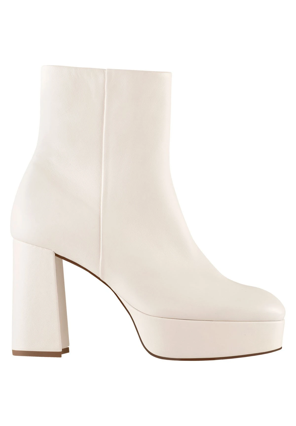 HÖGL Nora - Enkellaarsjes Met Hoge Hak - Creme 3 HÖGL Nora - Enkellaarsjes Met Hoge Hak - Creme