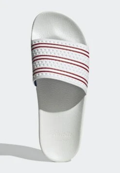 Adidas Originals Adilette Unisex - Teenslippers - Ftwr White/Team Power Red/Team Royal Blue -Winkel Voor Damesmode e40922d99e0c4e0e927097229573d9e9