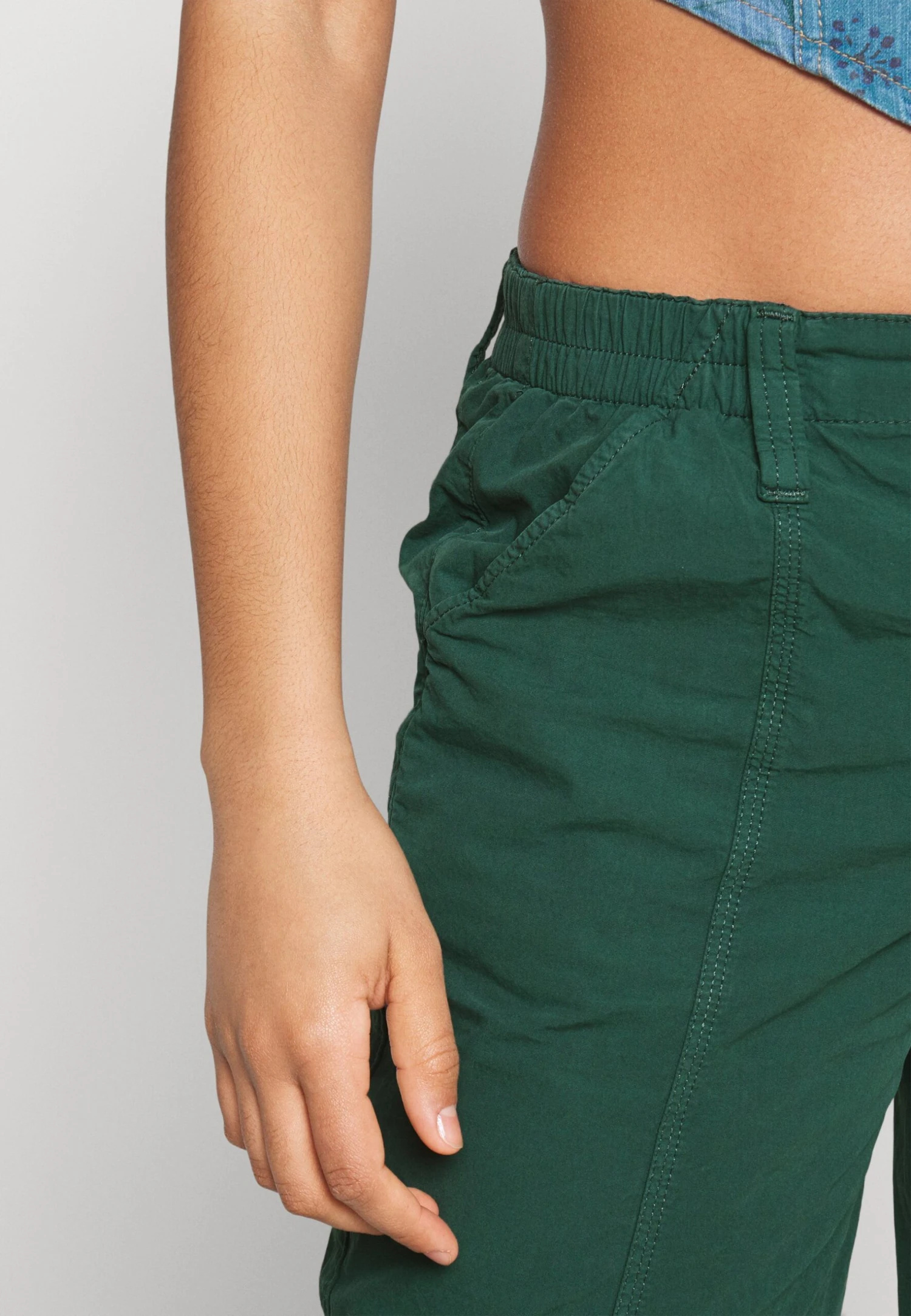 BDG Urban Outfitters Summer- Broek - Bottle Green 7 BDG Urban Outfitters Summer- Broek - Bottle Green - Afbeelding 5