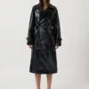 Snbillie - Trenchcoat - Black -Winkel Voor Damesmode e5dd974875404eabbd53527fad248e43