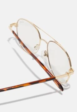 QUAY AUSTRALIA Wait For It Unisex - Brillen Met Blauwlichtfilter - Gold-Coloured/Clear -Winkel Voor Damesmode e7f3f948bf4144c7abbbad5260b65c70