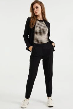 WE FASHION Chino - Black -Winkel Voor Damesmode e9234b2daed6448abb057c66429139bb