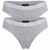 Emporio Armani 2 Pack - Slip - Grau