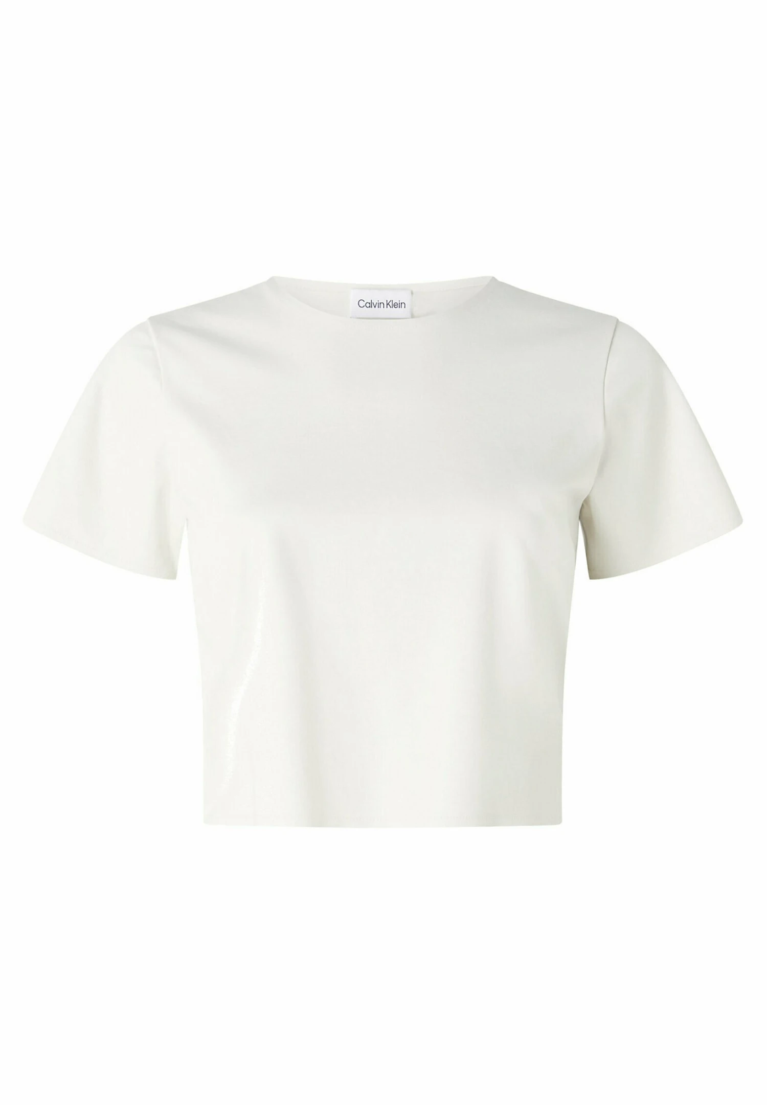 Calvin Klein Slim Scuba Open Back - T-Shirt Print - Chalk 7 Calvin Klein Slim Scuba Open Back - T-Shirt Print - Chalk - Afbeelding 5