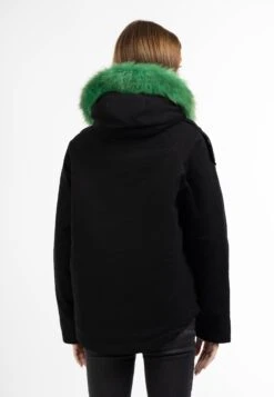 MyMO Keepsuwarm - Winterjas - Schwarz Grün -Winkel Voor Damesmode ebb5e6811ea04d8592c9fd2181f05f54
