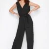 Tall Pleated Wrap- Jumpsuit - Black -Winkel Voor Damesmode ee2c024938f146bebdf8543211a2053c