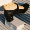 Dora - Bruidsschoenen - Black Glitter -Winkel Voor Damesmode ee81e7d6c5474cfd8ec836bceb3c3d5d