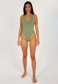 Jacqueline - Badpak - Khaki -Winkel Voor Damesmode ef286eb60dbd4f09b94258d57ad5bfe1